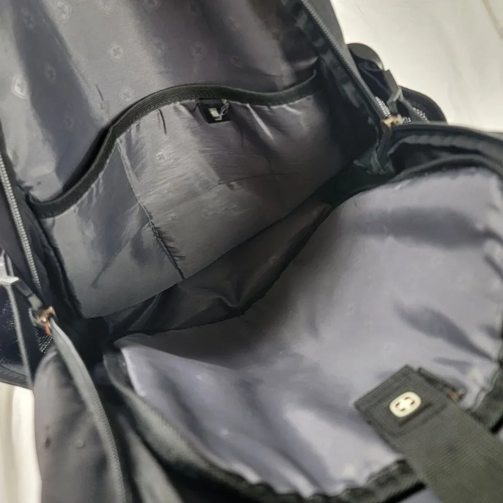 SwissGear 3101 Laptop Backpack Black Gray Travel Bag Casual School Outdoors